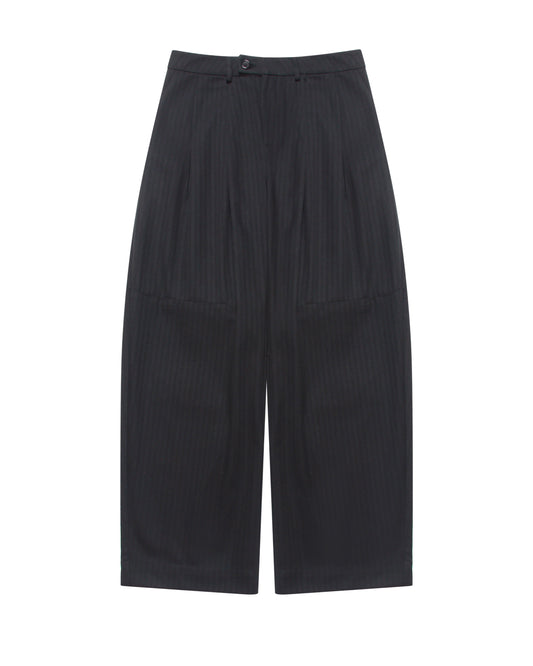 Double Pleated Balloon Trousers
